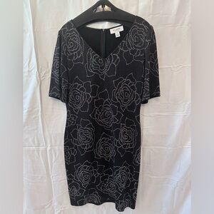 Beaded St. John Evening Cocktail Dress - Size 12